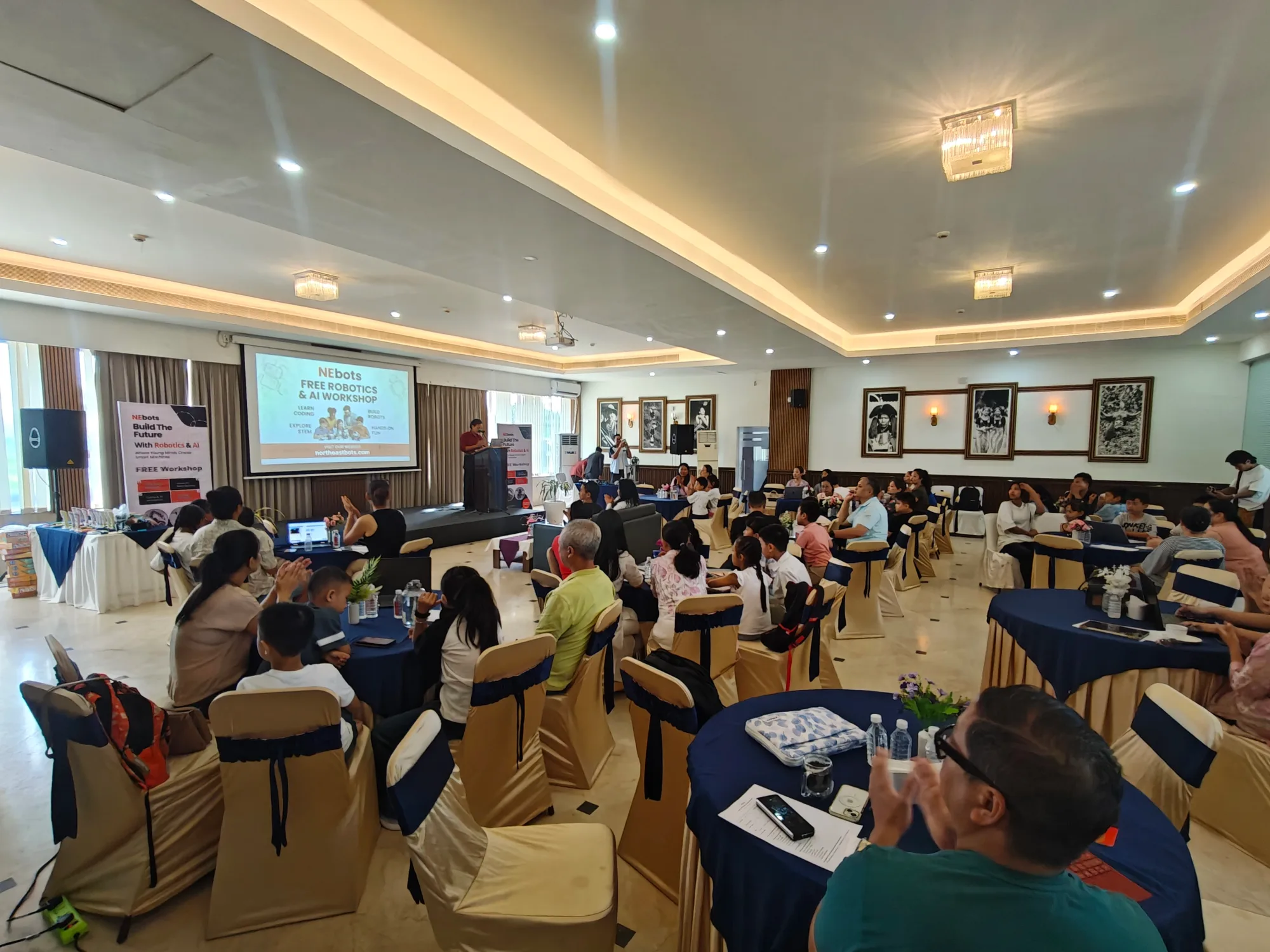 Inside NEbots' First Free Robotics & AI Workshop in Itanagar: What 20+ Students Built in One Afternoon